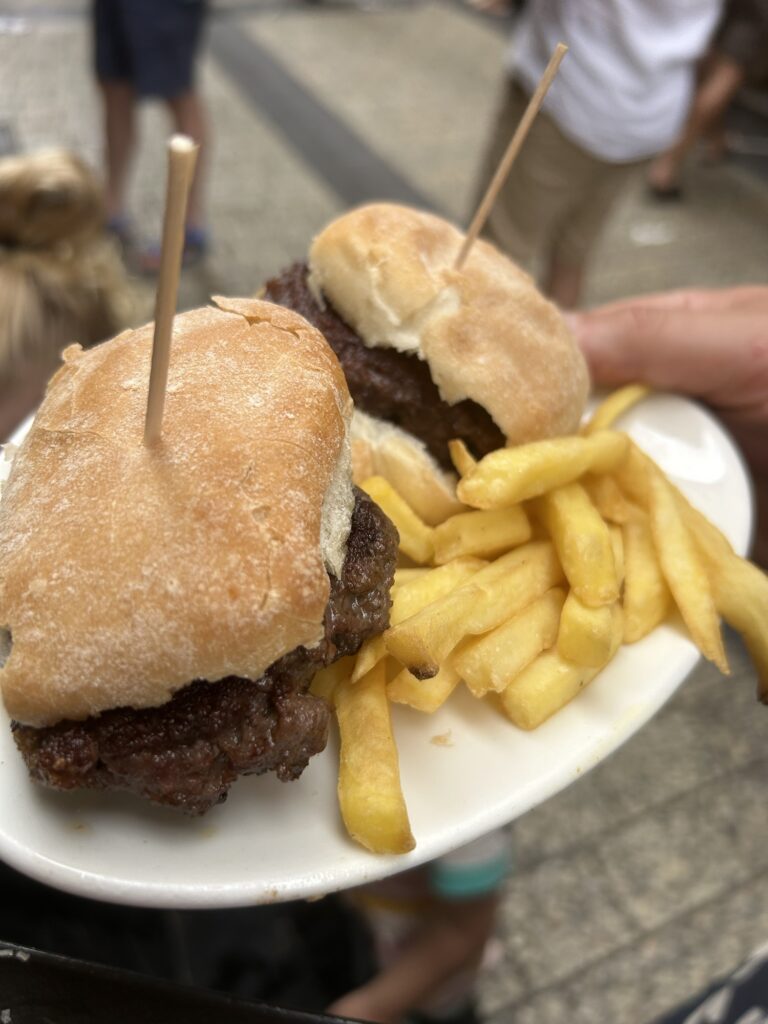 Beef Sliders at Bar Sport, San Sebastián