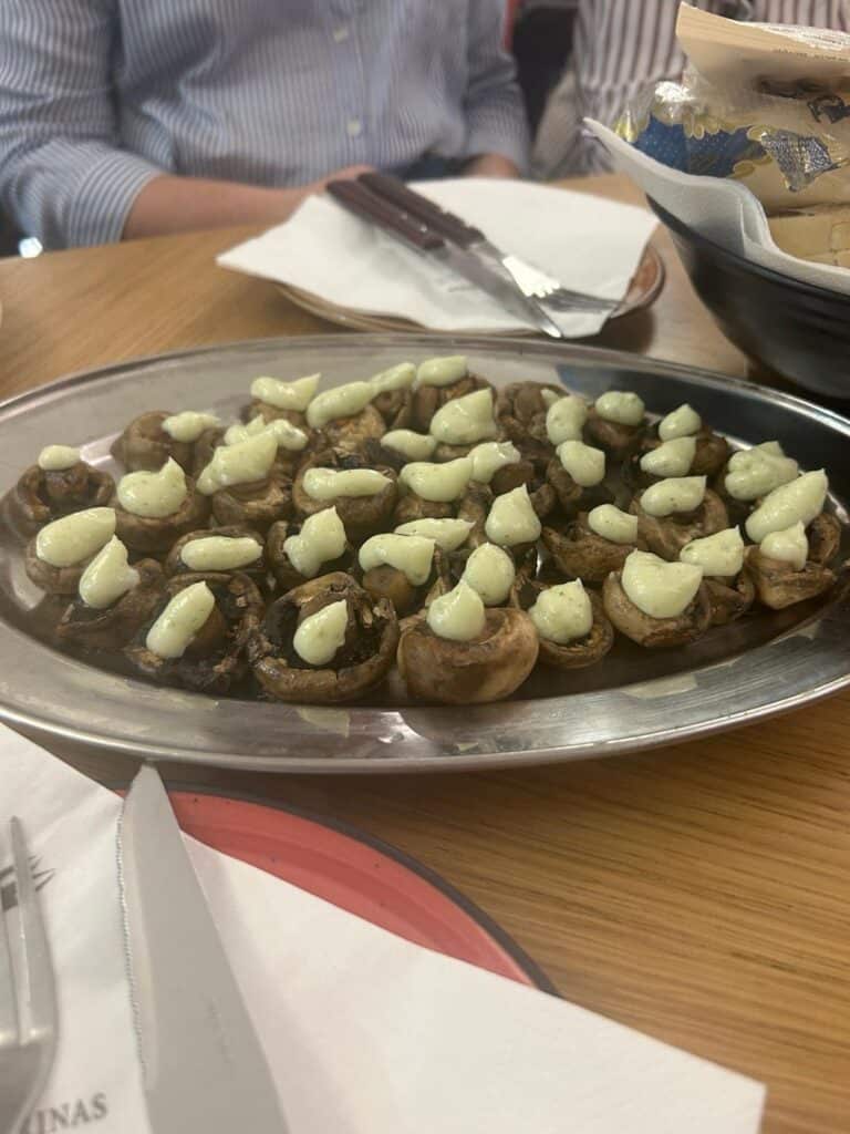 Mushrooms at Bar Las Golondrinas in Triana, Seville