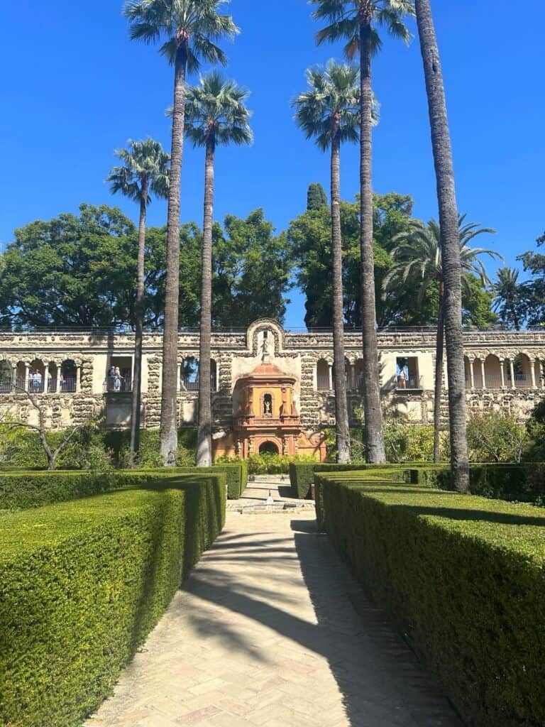 Gardens at the Real Alcázar of Seville